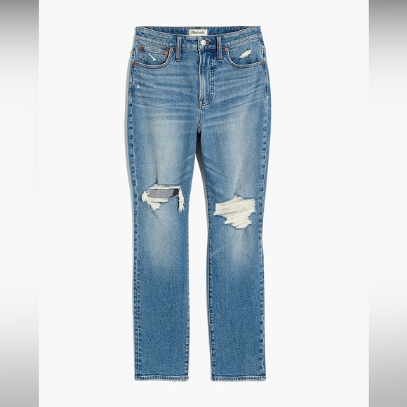 NWT The Curvy Perfect Vintage Jean in Denman Wash: Ripped Edition - Picture 1 of 12